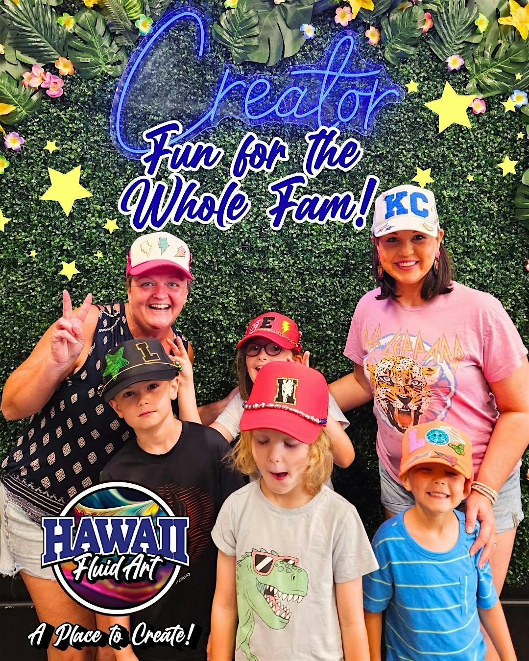 Sunday Funday: Family Art Day at Hawaii Fluid Art – Johns Creek | Event in Johns Creek | AllEvents