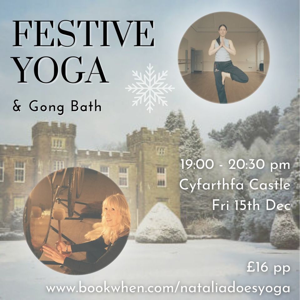 An evening of Yoga and Gongs, Cyfarthfa Castle & Park, Merthyr Tydfil