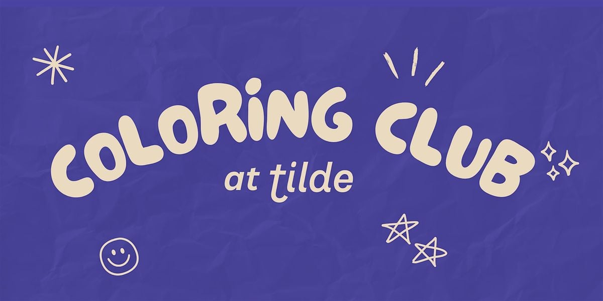 Coloring Club at tilde!, 25 September | Event in Cambridge | AllEvents