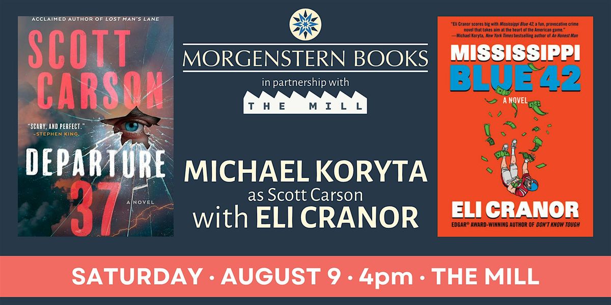 An evening with Michael Koryta & Eli Cranor, 9 August | Event in Bloomington | AllEvents