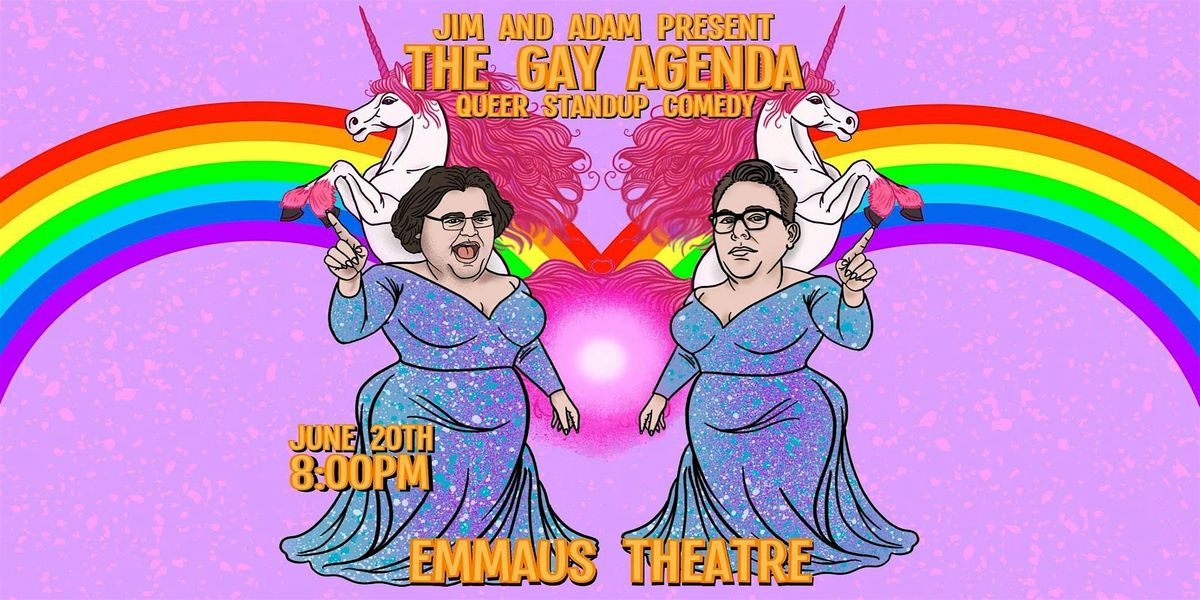 The Gay Agenda: Queer Standup Comedy, 20 June | Event in Emmaus | AllEvents