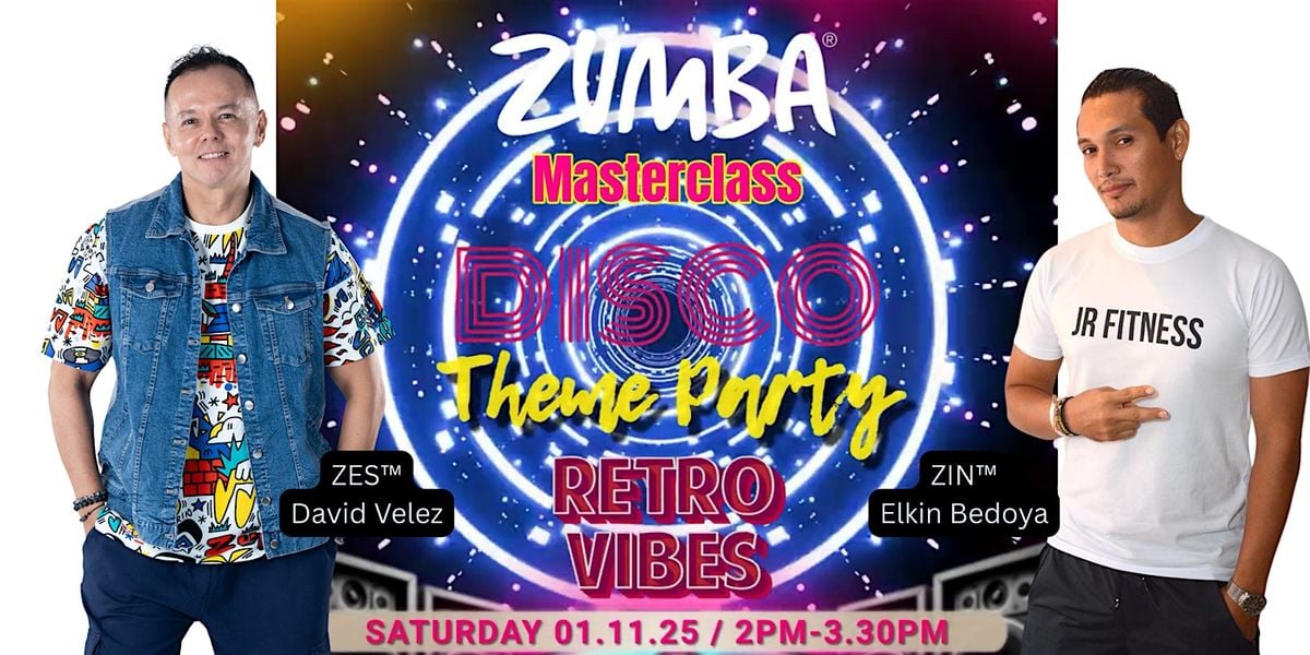 Retro Zumba Masterclass with ZES™ David Velez & ZIN™ Elkin Bedoya, 1 November | Event in Singapore