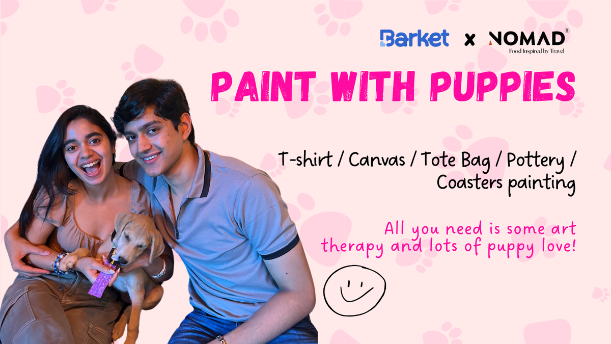 Paint with Puppies by Barket | Event in Bangalore | AllEvents