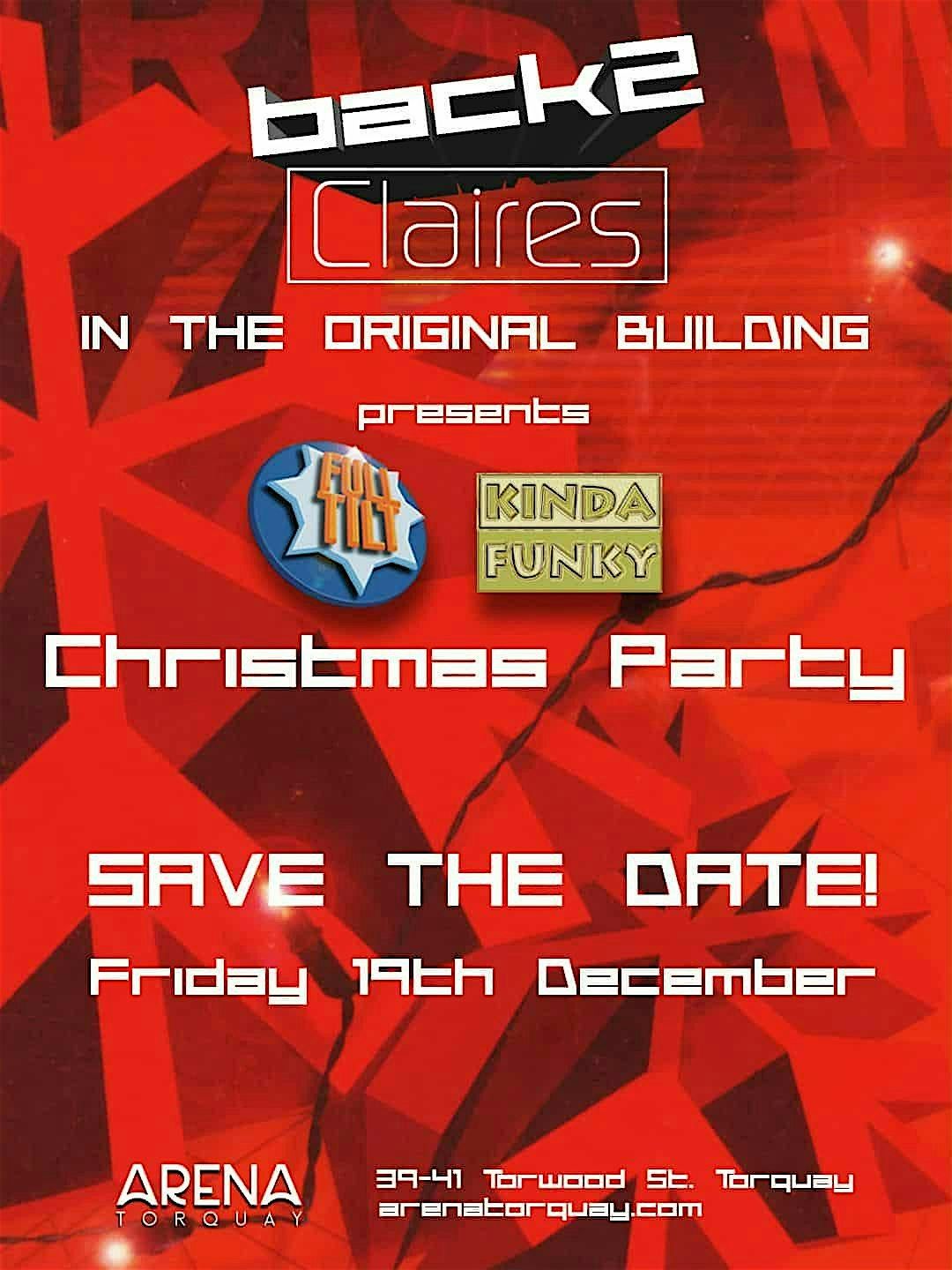 Claires reunion - FULLTILT & KINDA FUNKY Xmas Party, 19 December | Event in Torquay | AllEvents