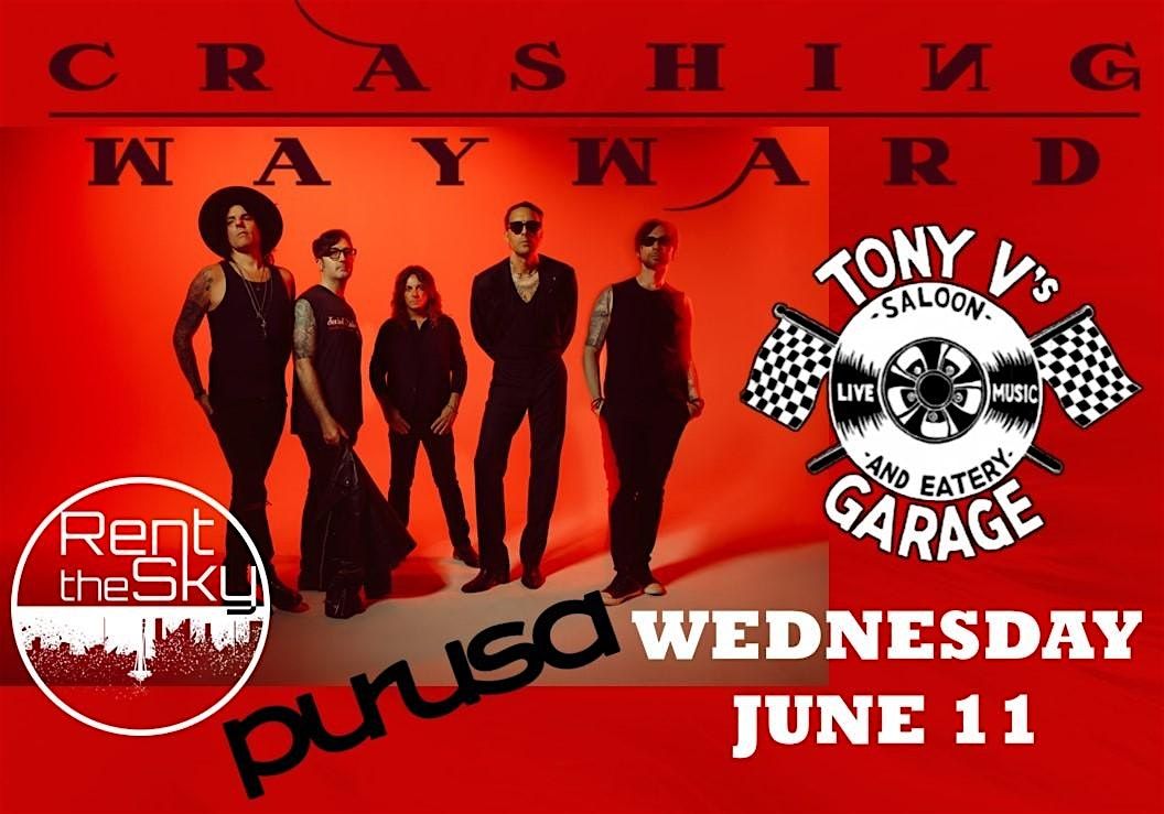 Crashing Wayward LIVE at Tony V's Garage, 11 June | Event in Everett | AllEvents