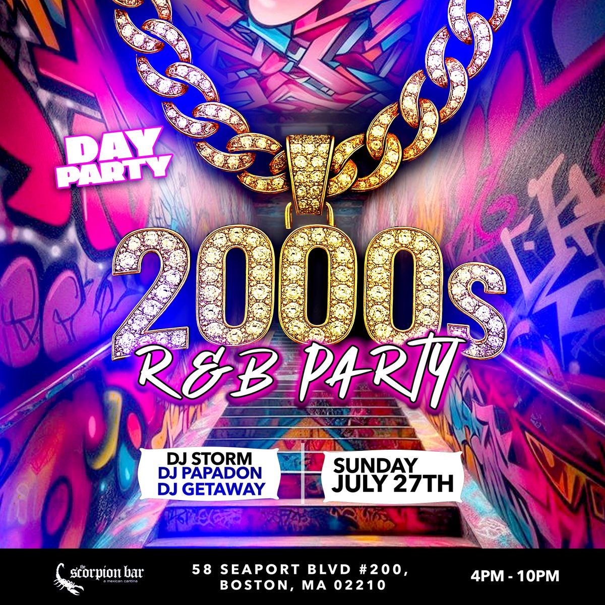 Early 2000s RnB Day Party | Scorpion Bar, 28 July | Event in Boston | AllEvents