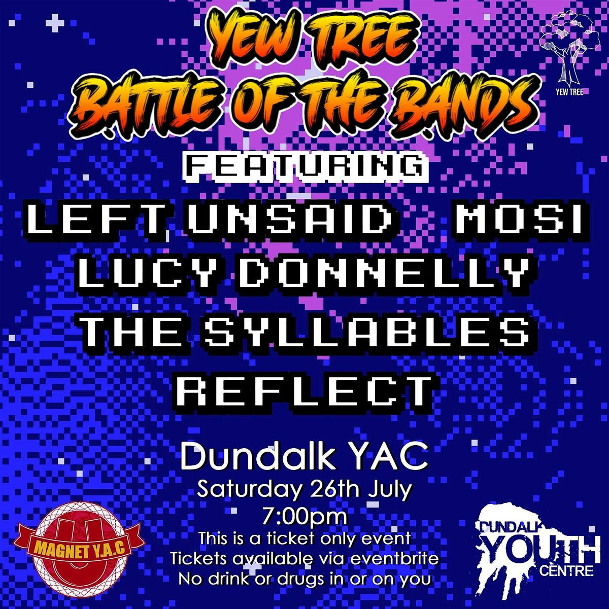 YEW TREE PRESENTS: DEBUT BATTLE OF THE BANDS - HEAT 3 | Event in Dundalk | AllEvents