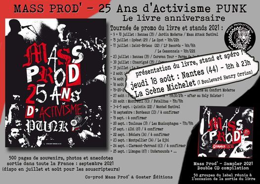 14ans Mass Prod 25 Ans Dactivisme Punk Le Michelet Nantes August 18 21 Allevents In