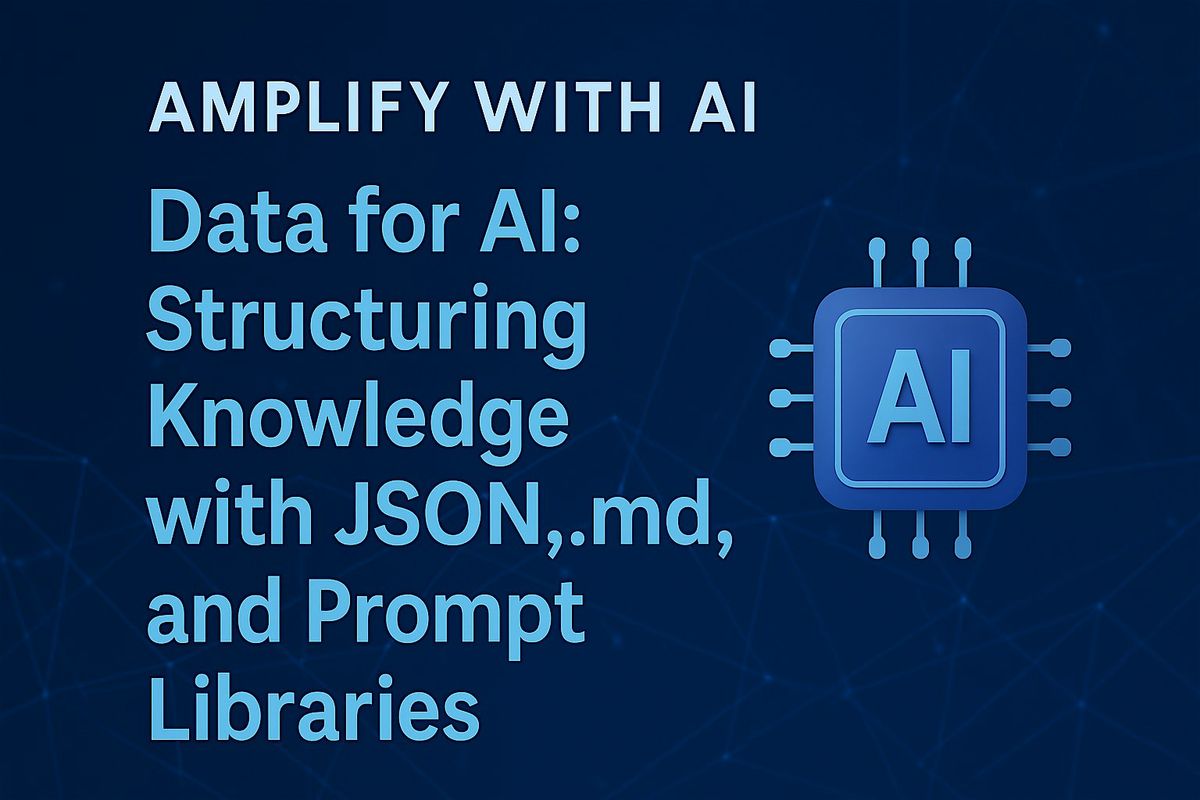 8-Week Cohort Amplify with AI Week 5:  Data for AI, 13 October | Event in Atlanta | AllEvents