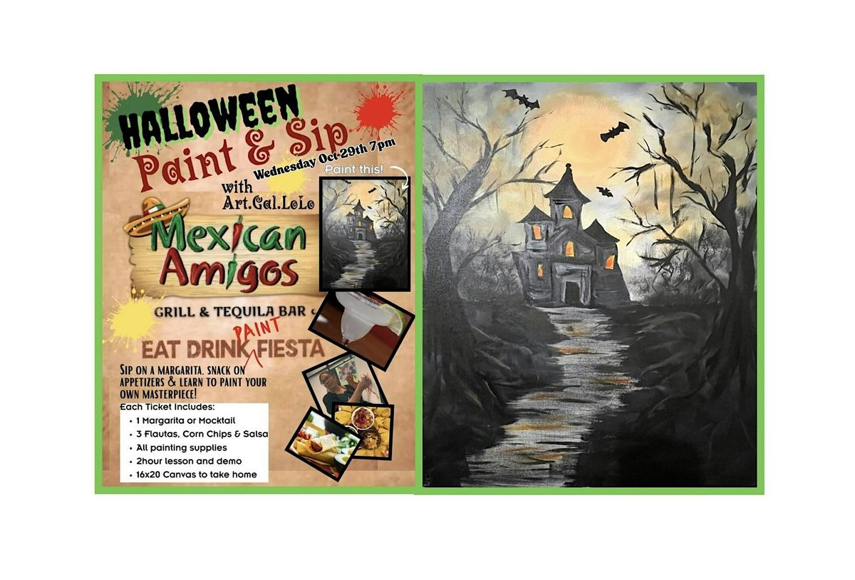 Halloween Paint & Sip - Margaritas & Masterpieces, 29 October | Event in Richmond Hill | AllEvents