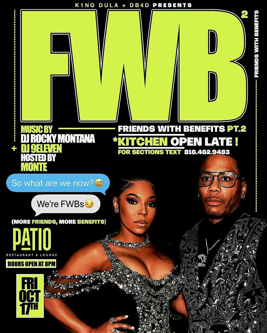 Friends with Benefits Part 2, 17 October | Event in Independence | AllEvents