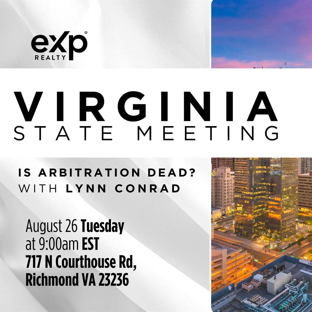 Virginia State Meeting LIVE IN RICHMOND, 26 August | Event in Richmond | AllEvents