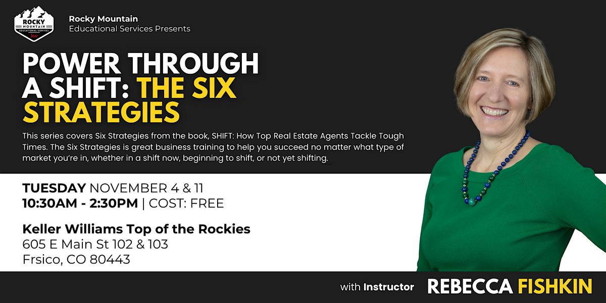 Power Through A Shift: The Six Strategies, 4 November | Event in Frisco | AllEvents