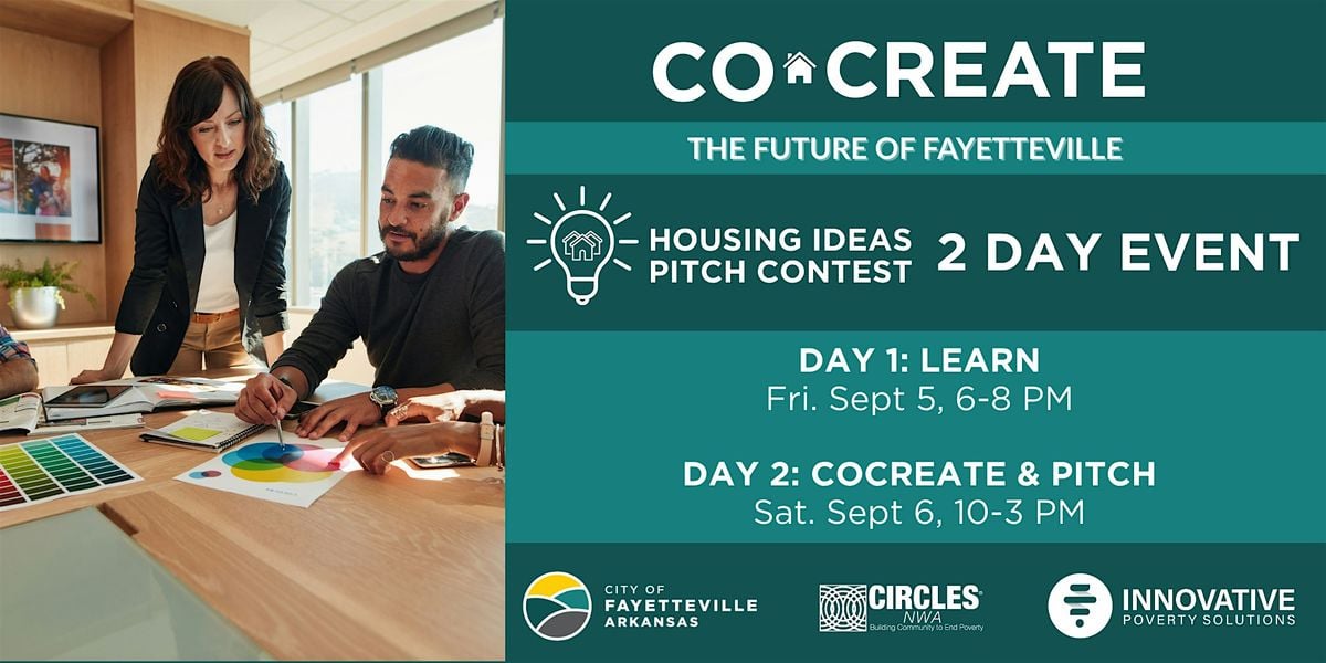 CoCreate: The Future of Fayetteville, 5 September | Event in Fayetteville | AllEvents