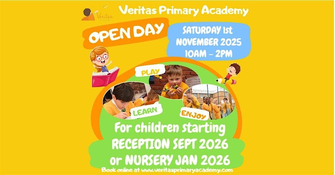 Veritas Primary Academy Open Day, 1 November | Event in Stafford | AllEvents