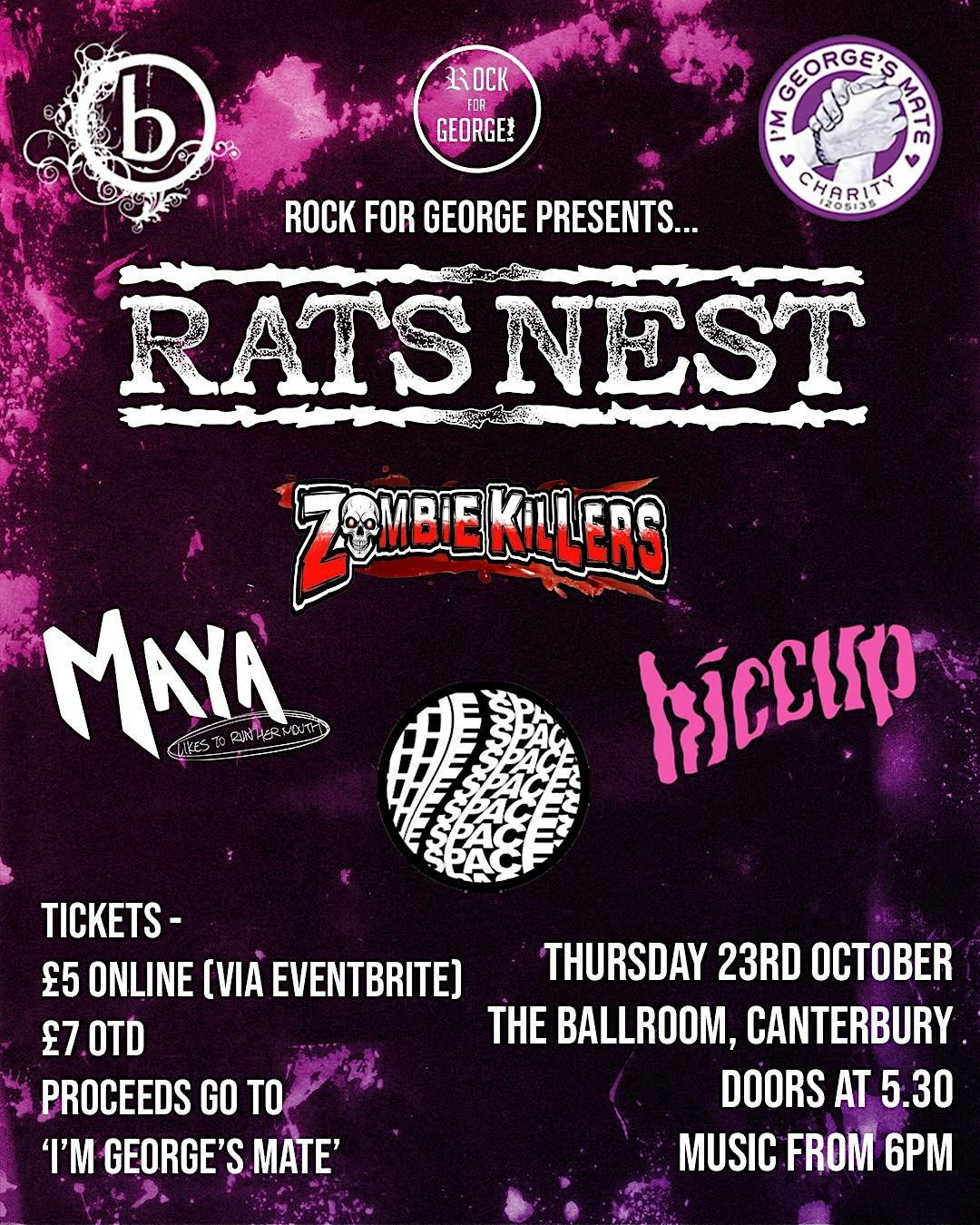 Rock for George 2025, 23 October | Event in Canterbury | AllEvents