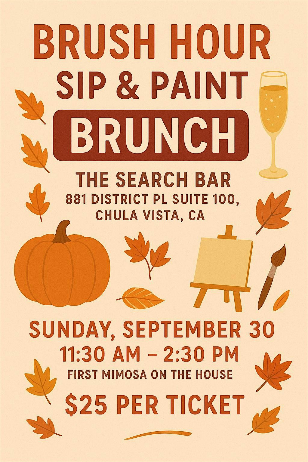Brunch and Sip, 28 September | Event in Chula Vista | AllEvents