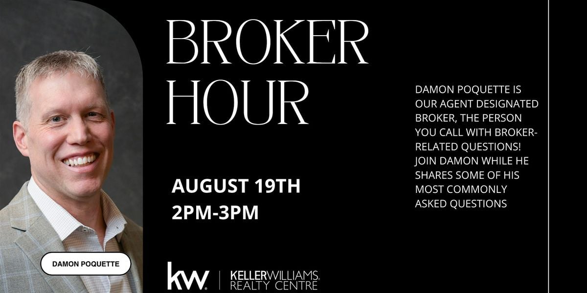 Broker Hour with Damon Poquette, 19 August | Event in Columbia | AllEvents