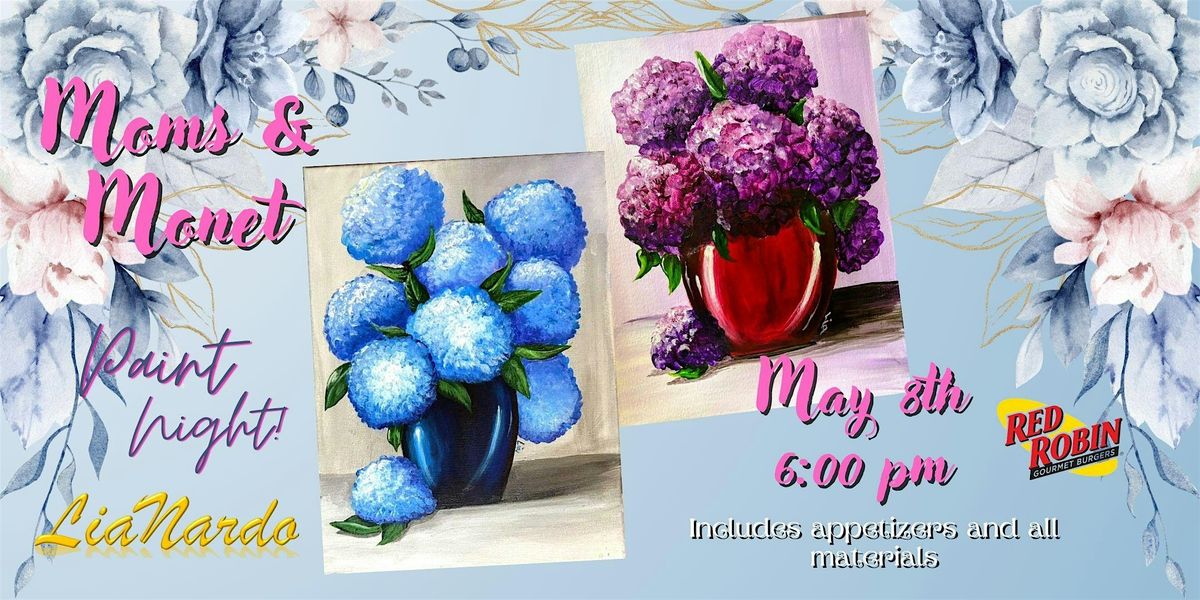 Moms and Monet Paint Night at Red Robin, Corona | Event in Corona | AllEvents