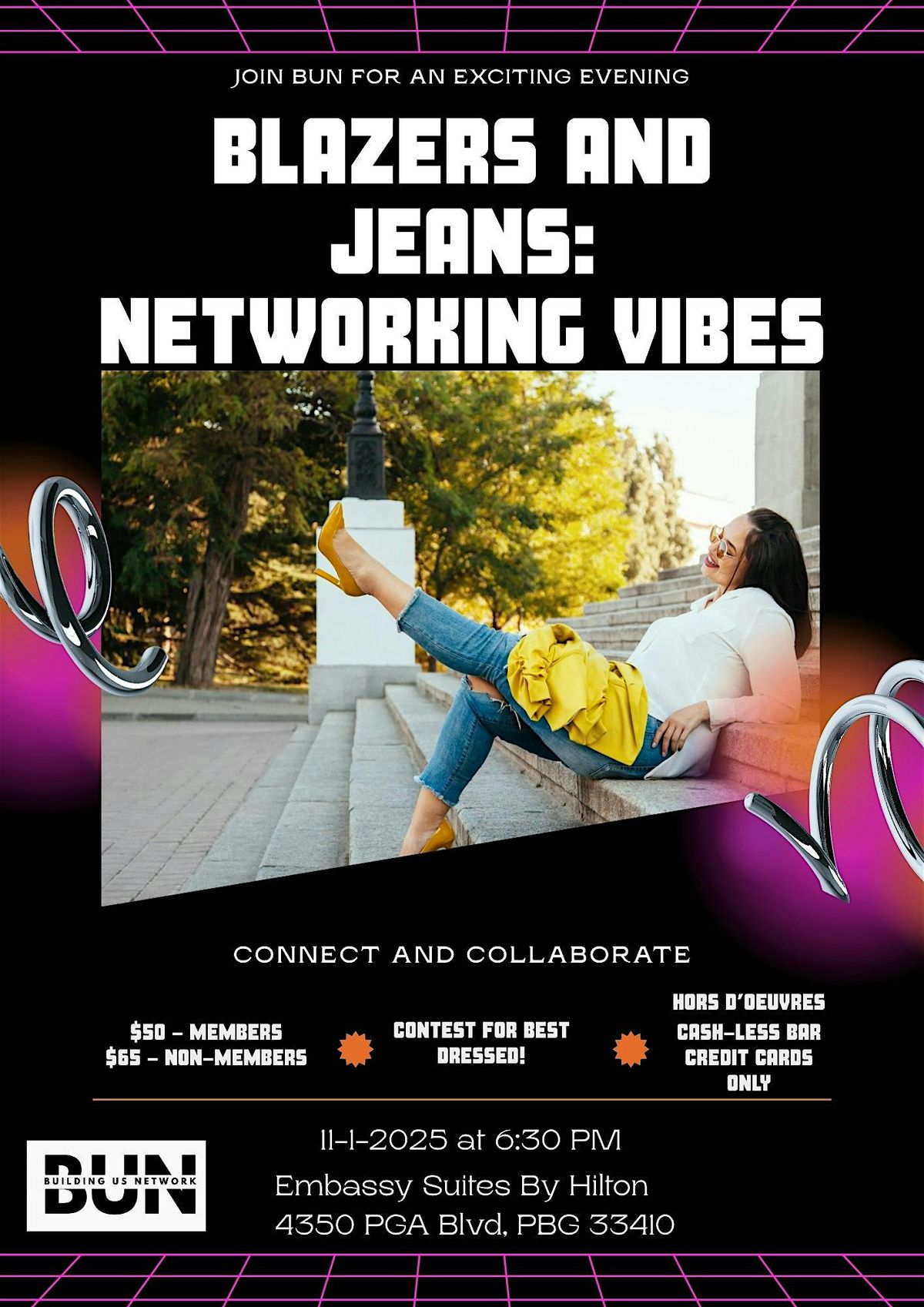 Jeans & Blazers: Networking Vibes, 1 November | Event in Palm Beach Gardens | AllEvents
