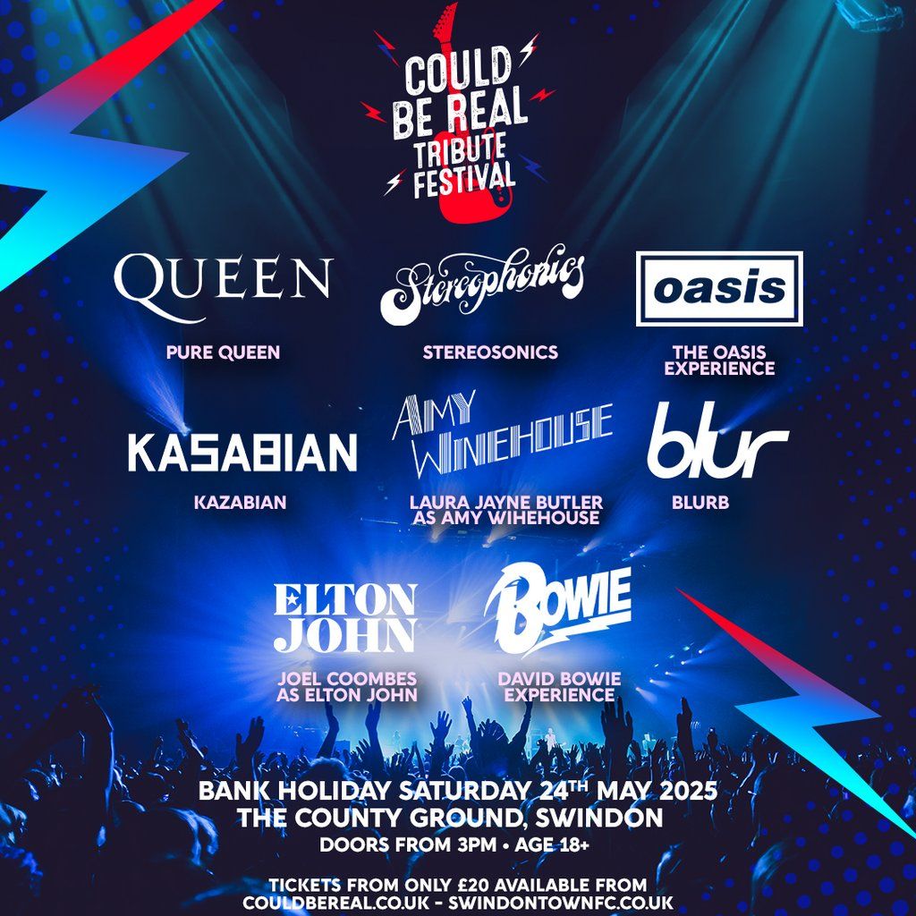 Could Be Real Tribute Festival - Swindon 2025 | Event in Swindon | AllEvents