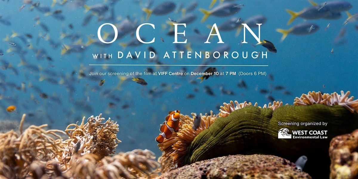 Ocean Futures: Ocean with David Attenborough Film Screening & Discussion, 10 December | Event in Vancouver