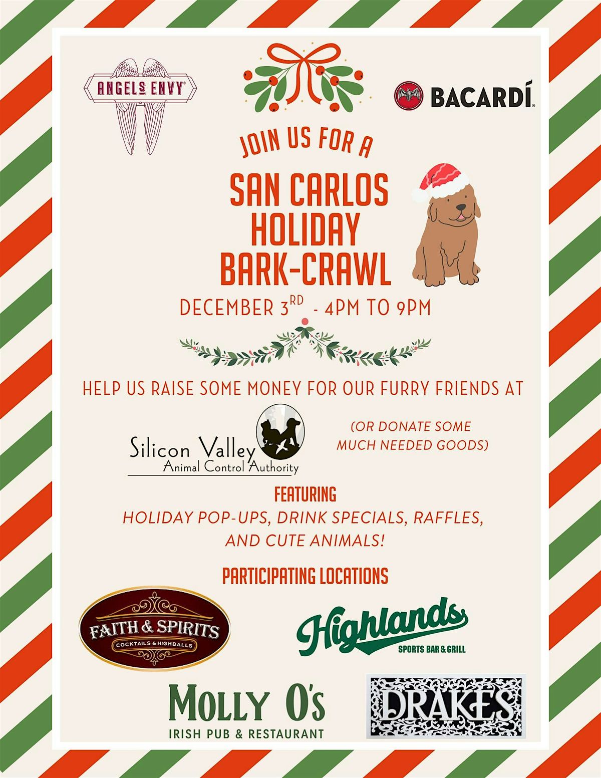San Carlos Bark Crawl, 3 December | Event in San Carlos | AllEvents