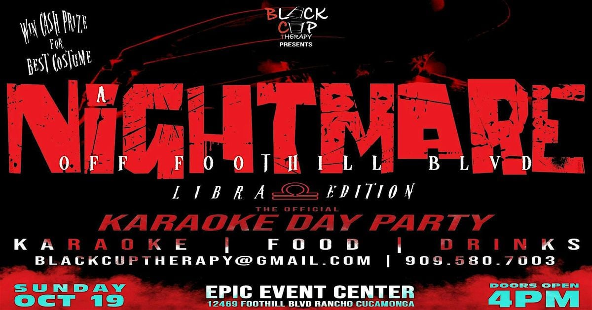 NIGHTMARE ON FOOTHILL BLVD, 19 October | Event in Rancho Cucamonga | AllEvents