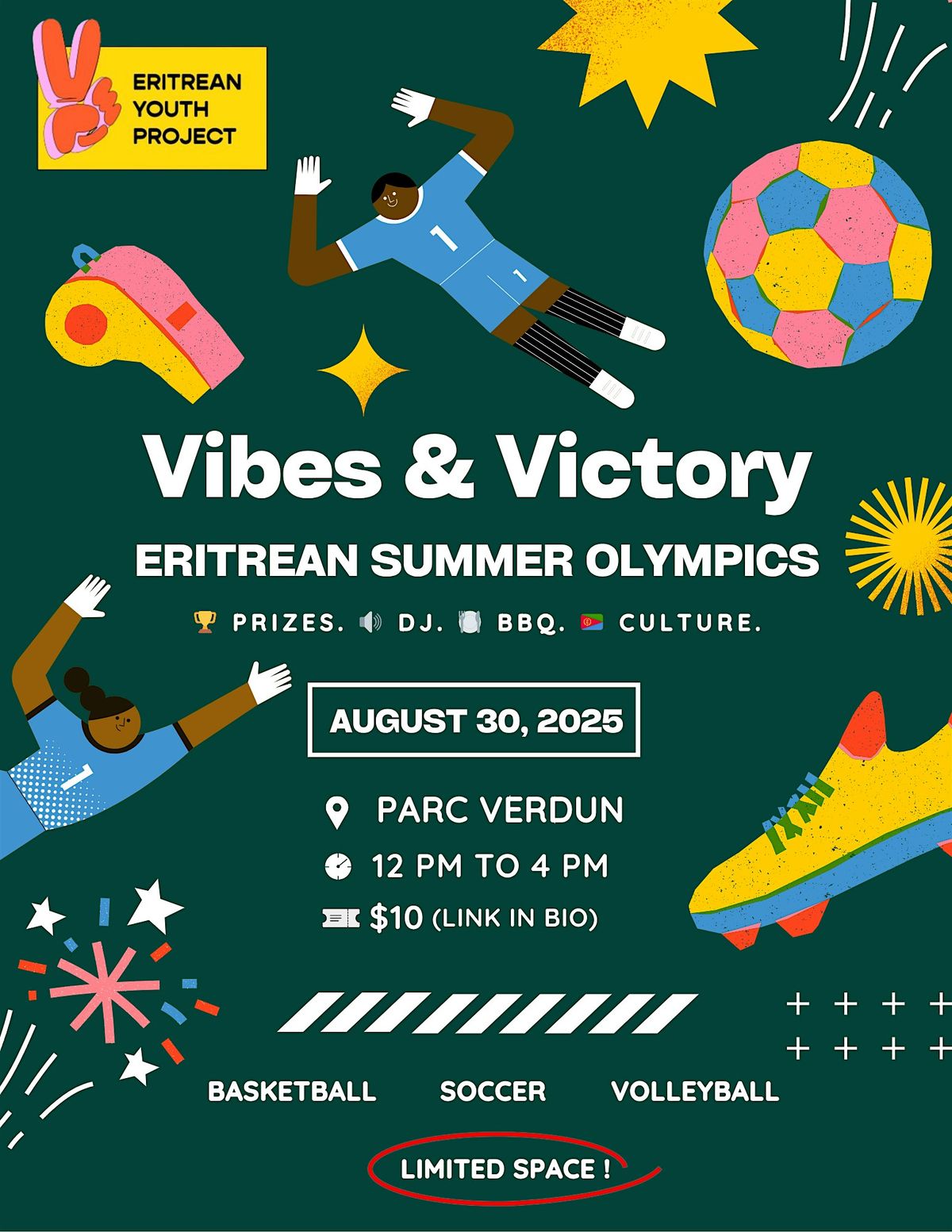 Vibes & Victory: Eritrean Summer Olympics, 30 August | Event in Montréal | AllEvents
