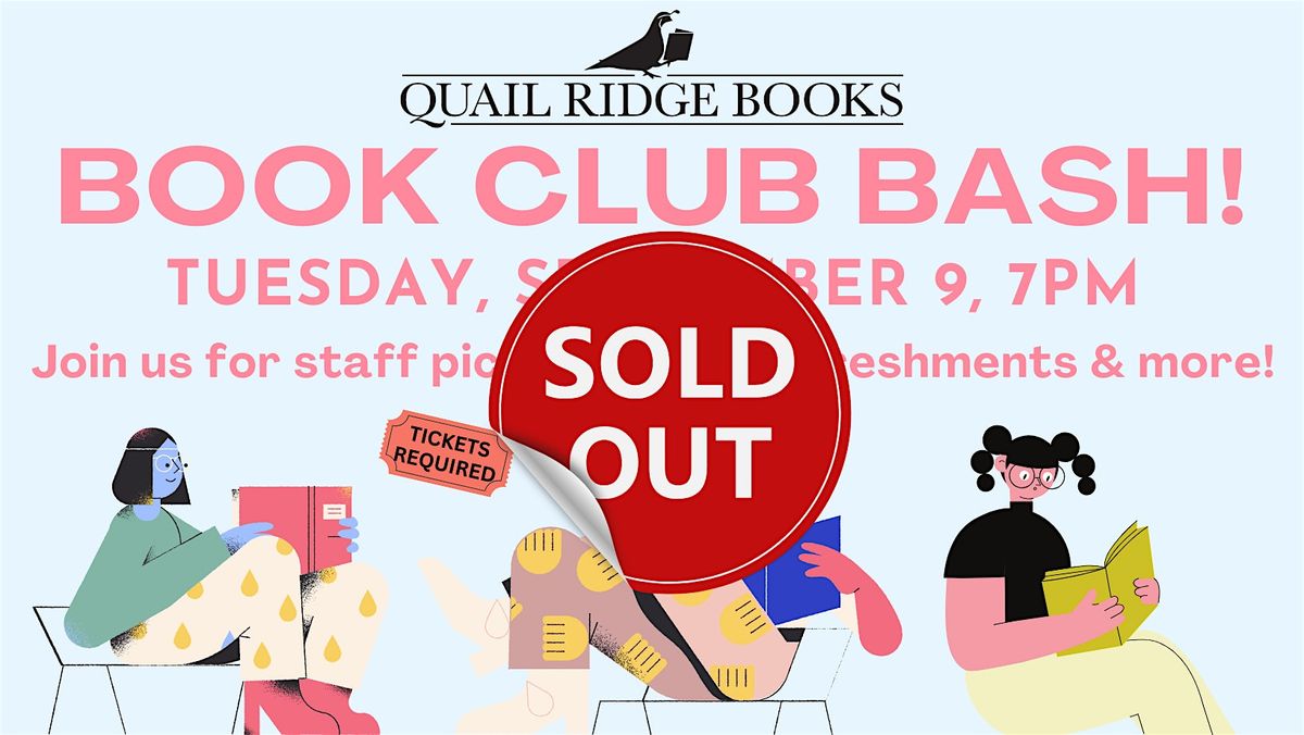 Book Club Bash 2025, 9 September | Event in Raleigh | AllEvents