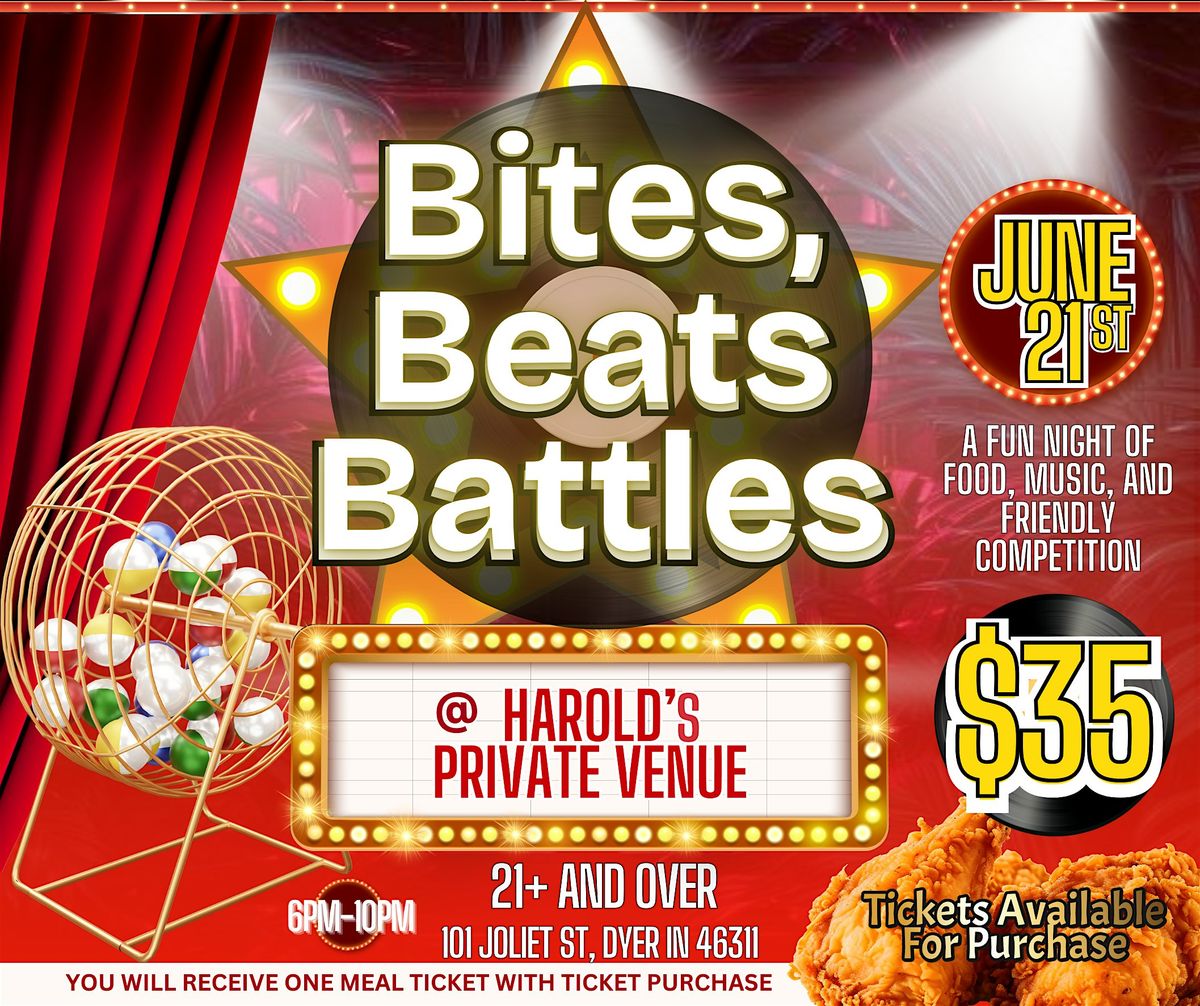 Bites, Beats & Battles Game Nite, 21 June | Event in Dyer | AllEvents
