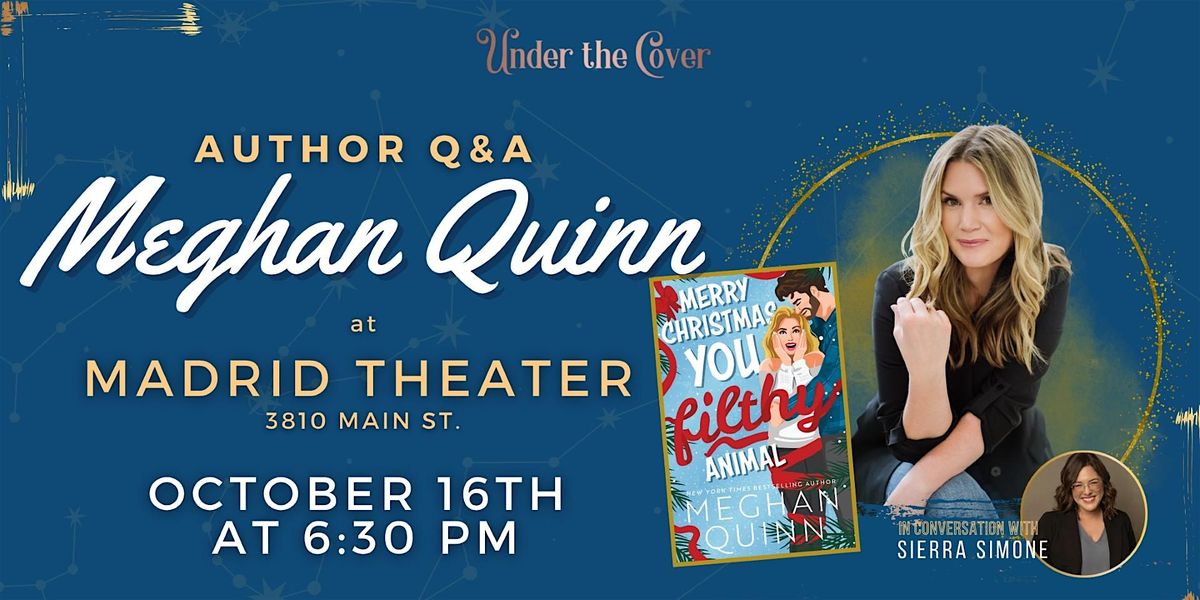 Merry Christmas You Filthy Animal Release Event with Meghan Quinn, 16 October | Event in Kansas City | AllEvents