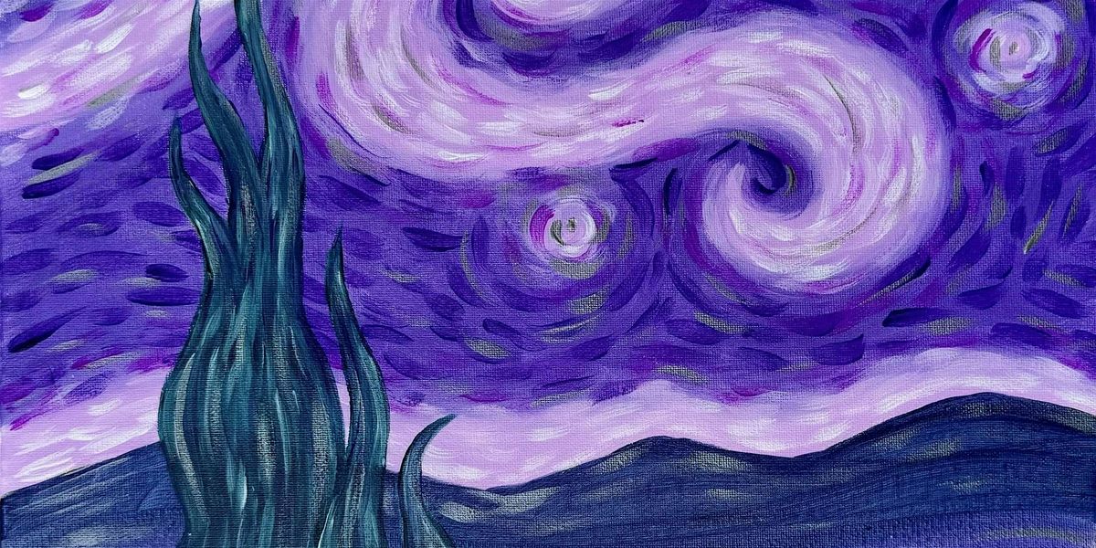 Van Gogh in Violet - Paint and Sip by Classpop!™, 10 May | Event in Elk Grove | AllEvents