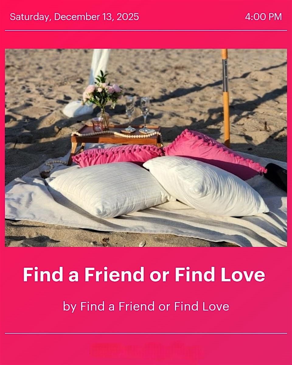 Find a Friend or Find Love, 13 December | Event in Delray Beach | AllEvents