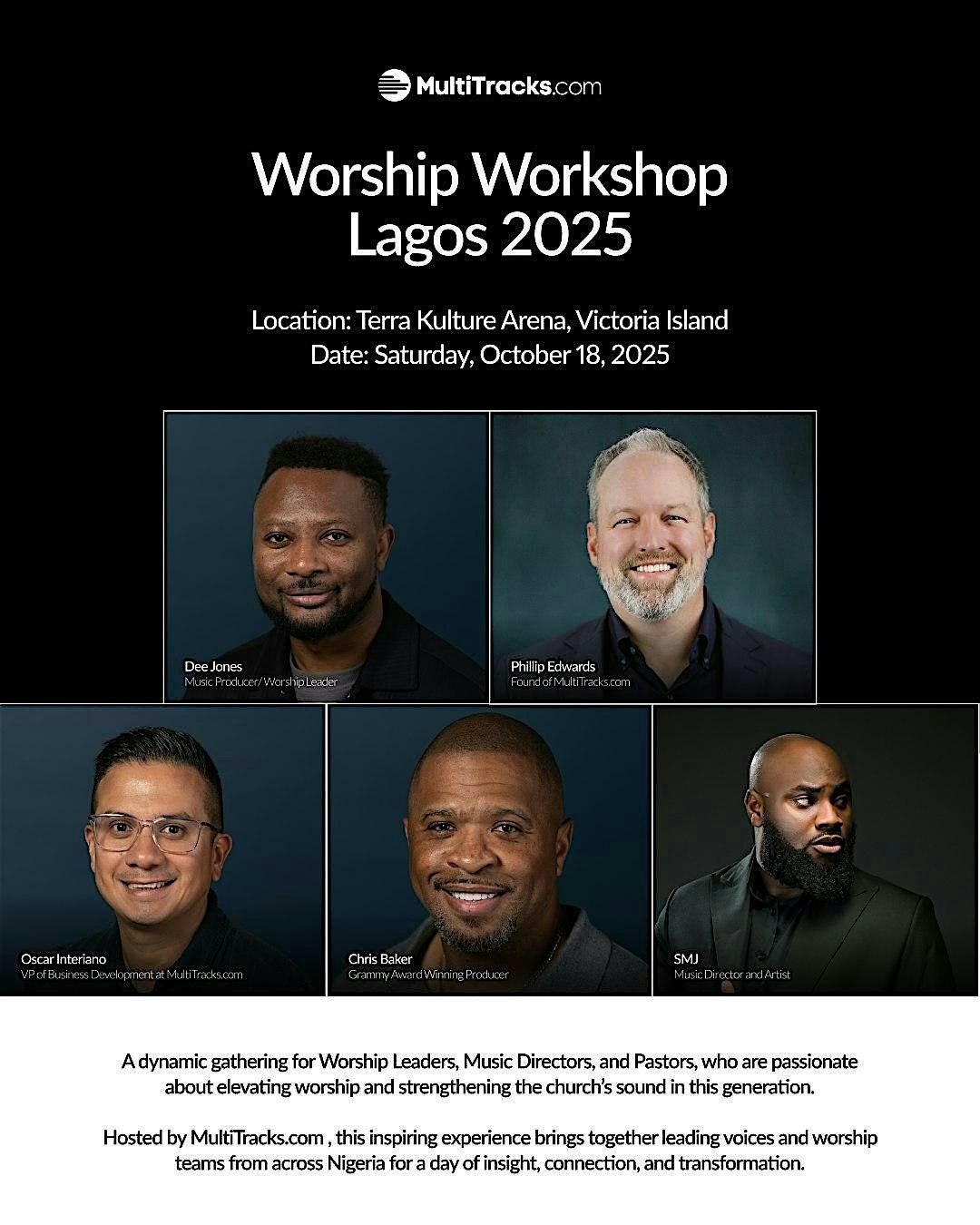 Multitracks Africa Worship Workshop 2025, 3 December | Event in Lagos | AllEvents