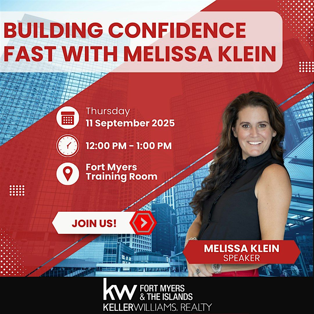 Building Confidence Fast with Melissa Klein | Event in Fort Myers | AllEvents