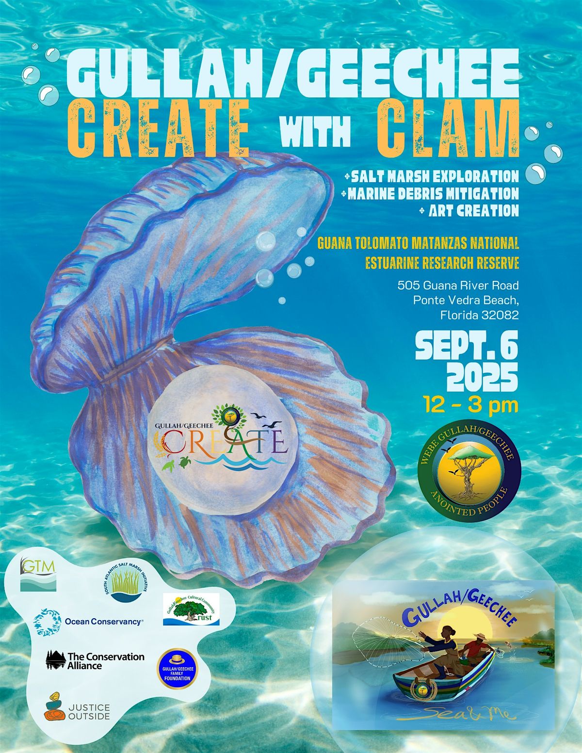Gullah/Geechee CREATE with CLAM Day, 6 September | Event in Ponte Vedra Beach | AllEvents