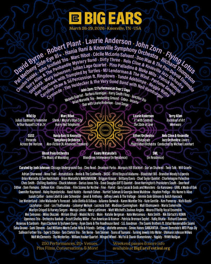 Big Ears Festival - David Byrne at Knoxville Civic Auditorium, 26 March | Event in Knoxville | AllEvents