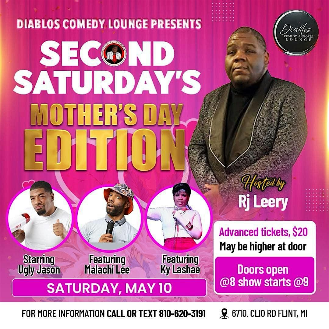 Second Saturday’s comedy show Mother’s Day edition, 10 May | Event in Flint | AllEvents
