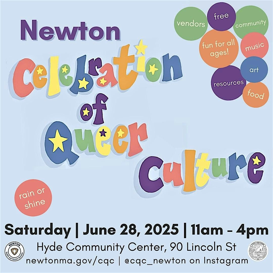 Newton Celebration of Queer Culture, 28 June | Event in Newton | AllEvents