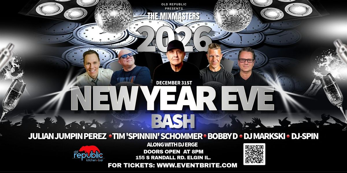The Mixmasters New Year's Eve Bash, 31 December | Event in Elgin | AllEvents