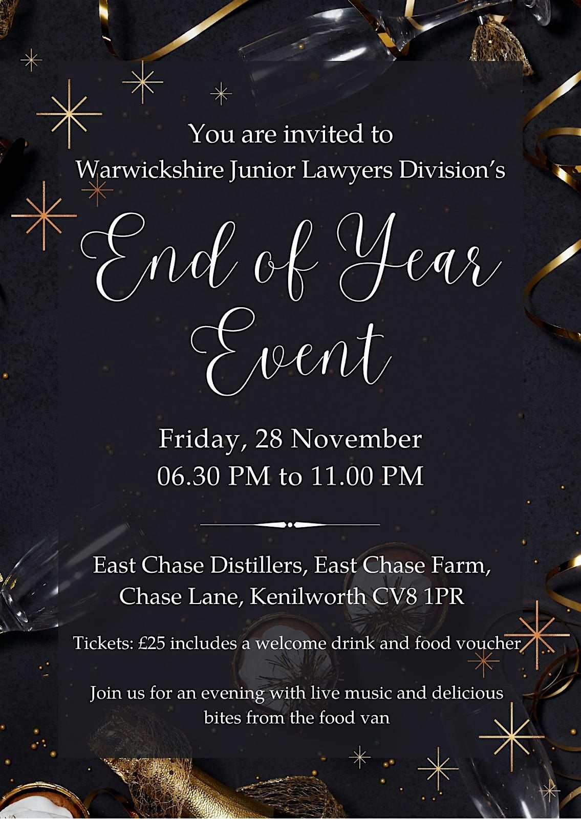 End of Year Event, 28 November | Event in Kenilworth | AllEvents