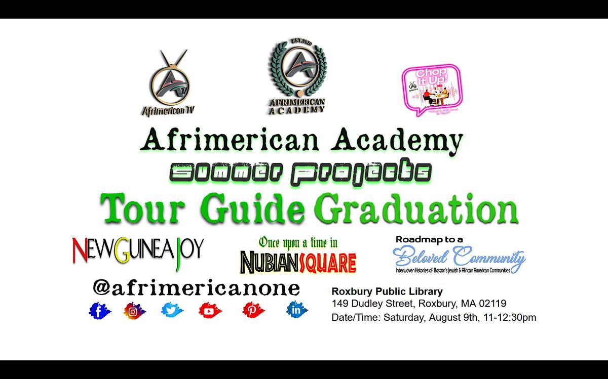 Afrimerican Academy Summer Projects Graduation, 9 August | Event in Boston | AllEvents
