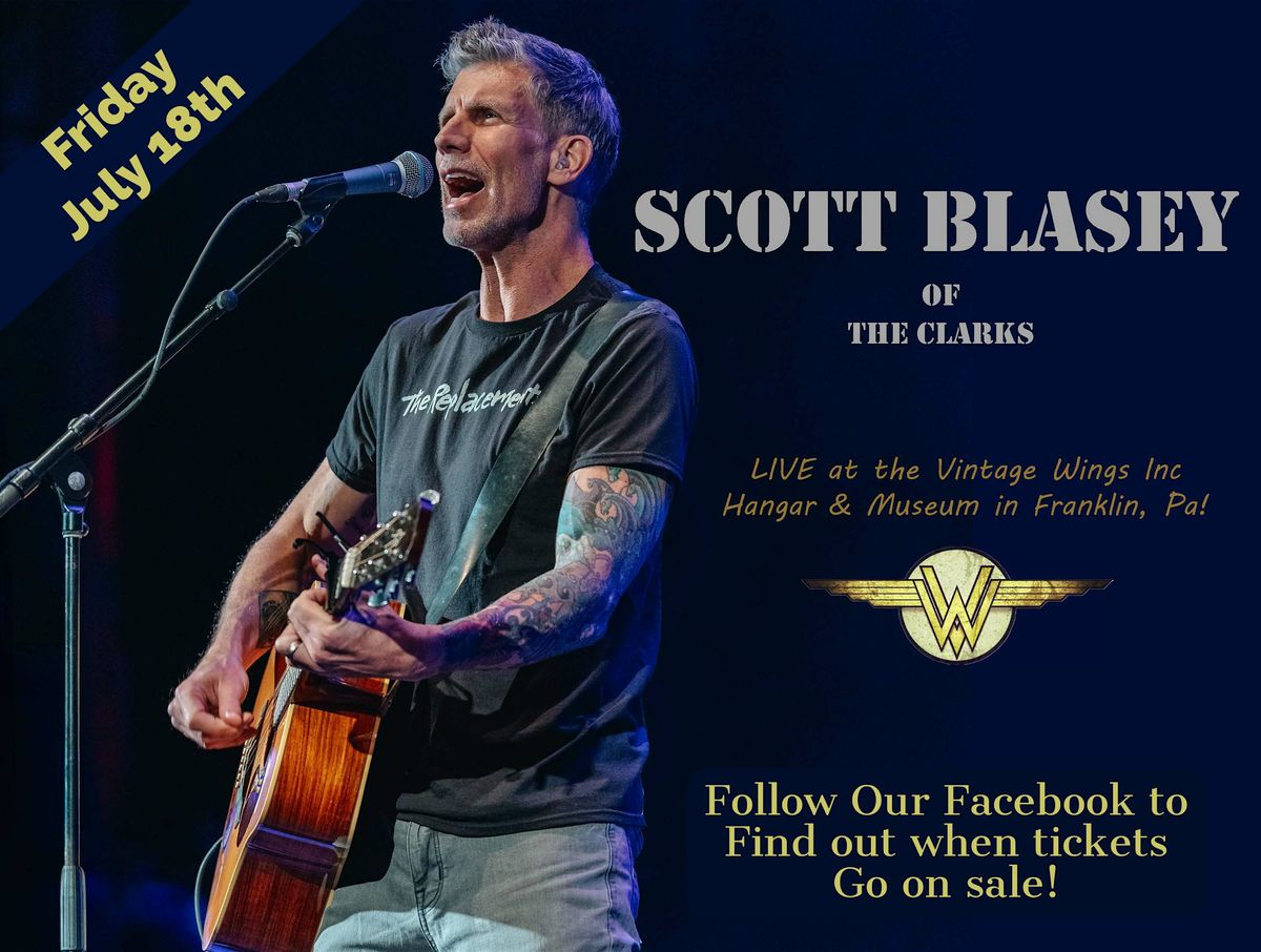 Scott Blasey at Vintage Wings, 18 July | Event in Franklin | AllEvents