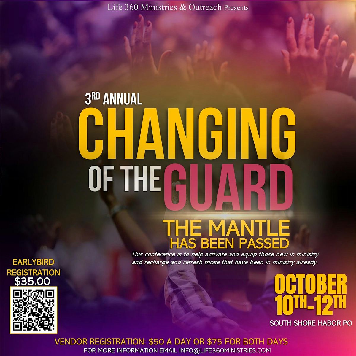 The Changing of the Guards: The Mantle has been Passed, 11 October | Event in League City | AllEvents