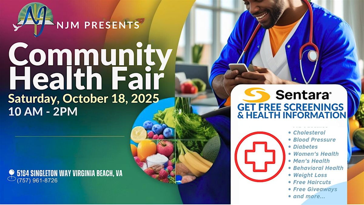 Community Health and Wellness Fair, 18 October | Event in Virginia Beach | AllEvents