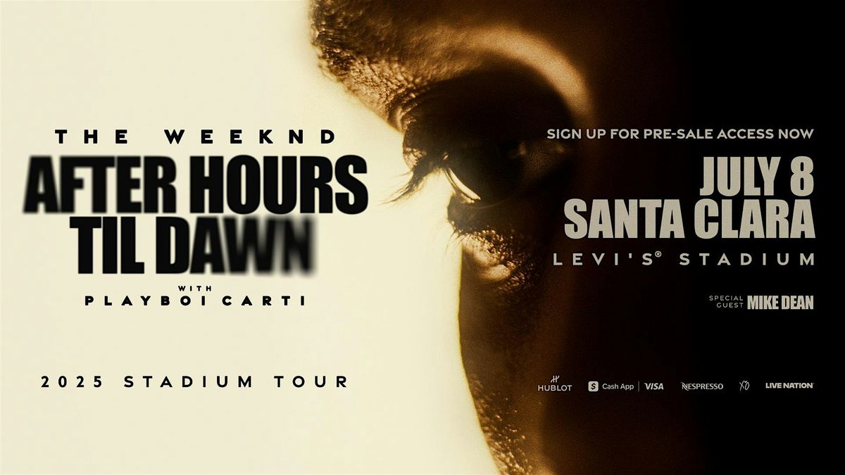 THE WEEKND TOUR BUS FROM SAN FRANCISCO TO LEVI'S STADIUM 7/08/2025, 8 July | Event in San Francisco | AllEvents