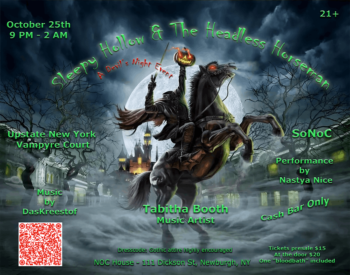 A Devil's Night Event: Sleepy Hollow & The Headless Horseman, 25 October | Event in Newburgh | AllEvents