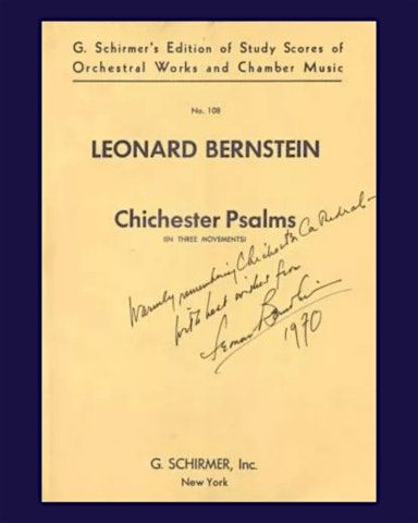 Chichester Psalms -Leonard Bernstein.  Rejoice in the Lamb - Benj. Britten, 26 April | Event in New York | AllEvents