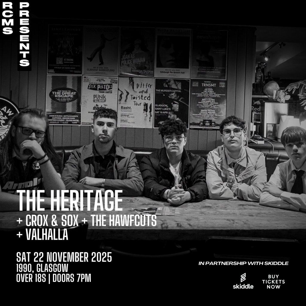 The Heritage, Crox & Sox, The Hawfcuts, Valhalla | Event in Glasgow | AllEvents